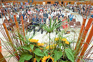 Hat die Landeskirche mitgeprägt: Noch vor zehn Jahren kamen fast 1000 Besucher zum Jahresfest der Gemeinschaften. Archiv: view 