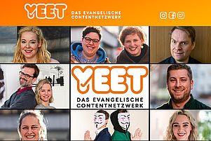 yeet ist das evangelische Contentnetzwerk: Diese Menschen sind sind die "Sinnfluencer" des neuen Projektes. Foto: KB