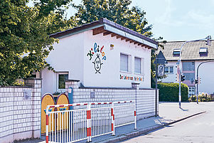 Muss in Teilen renoviert werden: Der protestantische Kindergarten „Kibitop“ in Ludwigshafen-Maudach. Foto: Kunz