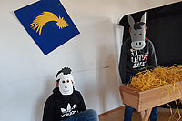 Krippenspiel mit Maske: In Haßloch wird der Pandemie kreativ begegnet. Foto: pv