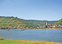 Lorch am Rhein: Hier wurde 1919 der Freistaat ausgerufen. Fotos: pv