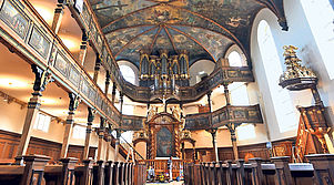 Die Dreifaltigkeitskirche Speyer erstrahlt in neuem Glanz. Foto: Landry