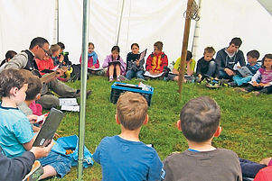 Erfolgreiches Konzept: Einmal im Monat treffen sich die Scouts Fußgönheim an einem Samstagnachmittag. Foto: pv