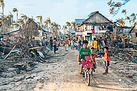 Zerstörerische Kraft: Die Bevölkerung der Philippinen, Gastland des Weltgebetstags, leidet immer wieder unter Taifunen. Foto: epd